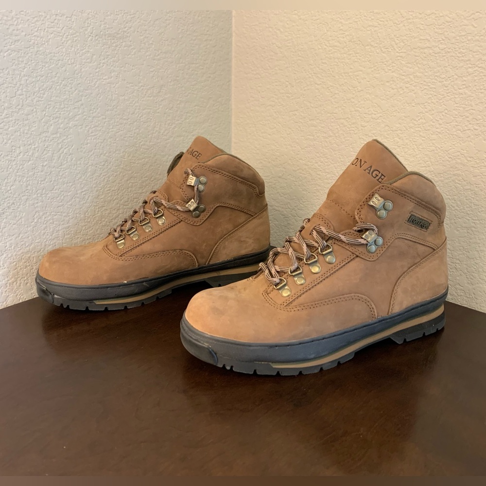 Iron Age Sport Work Boot Steel Toe  Brown Men's Size 10.5